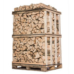 Haya Leños de madera de haya extraseco para calefacción de alto rendimiento 2 m, 2 estéreos.